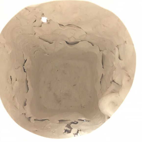 John Davis Pottery Ceramic Vase 12" Sculpted Inlaid Floral Bouquet With Birds - Picture 9 of 10